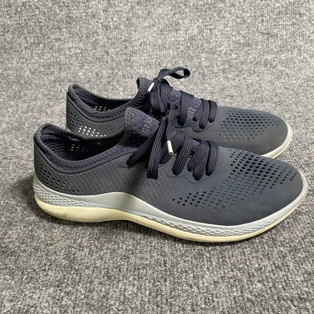 Crocs LiteRide 360 Pacer Trainer Sneakers Women's Sz 10 Blue Lace-Up